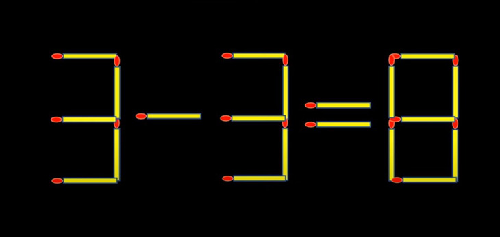 Thử tài IQ: Di chuyển một que diêm để 5x5=5-5 thành phép tính đúng- Ảnh 3.