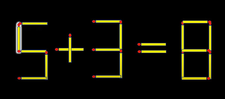 Thử tài IQ: Di chuyển một que diêm để 8-4+3=9 thành phép tính đúng- Ảnh 4.