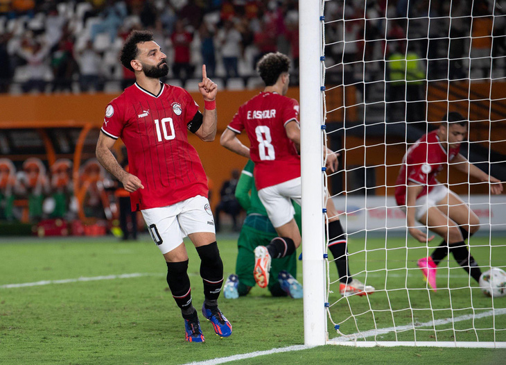 Mohamed Salah tỏa sáng giúp Ai Cập thoát thua - Ảnh: GETTY