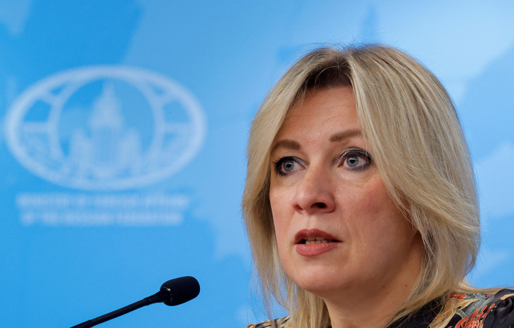Phát ngôn viên Bộ Ngoại giao Nga Maria Zakharova - Ảnh: REUTERS