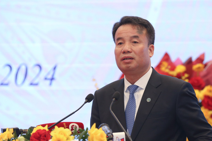 Ông Nguyễn Thế Mạnh - tổng giám đốc Bảo hiểm xã hội Việt Nam - Ảnh: HÀ QUÂN