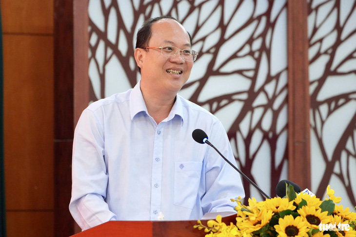 Phó bí thư thường trực Thành ủy TP.HCM Nguyễn Hồ Hải phát biểu - Ảnh: HỮU HẠNH