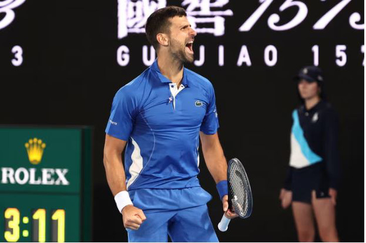 Djokovic đã khá vất vả để đánh bại Alexei Popyrin - Ảnh: Reuters