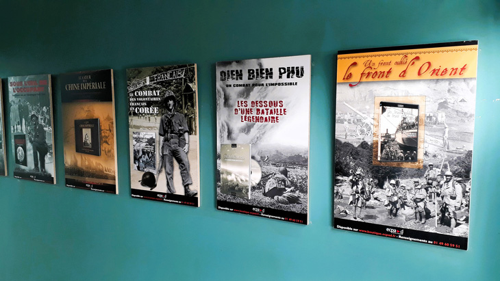 Poster giới thiệu các tài liệu, ấn phẩm của ECPAD về chiến tranh