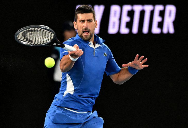 Djokovic thi đấu thăng hoa ở ván thứ 4 - Ảnh: REUTERS