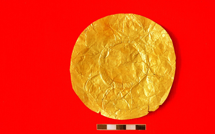 Sưu tập vàng lá Châu Thành là bảo vật quốc gia