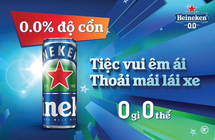 Heineken 0.0 mang đến thông điệp &quot;Tiệc vui êm ái, Thoải mái lái xe&quot; vào mùa lễ hội