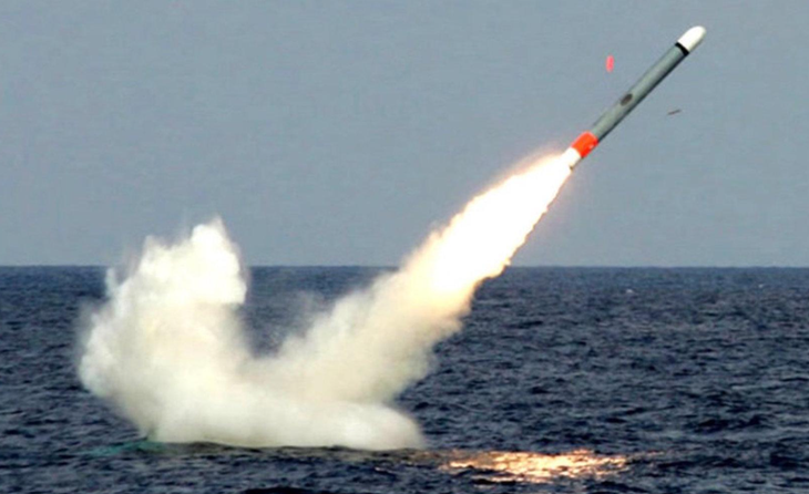 Tên lửa Tomahawk của Mỹ - Ảnh: RAYTHEON