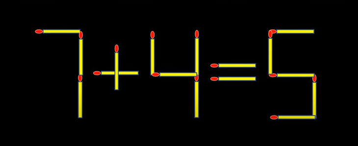 Thử tài IQ: Di chuyển một que diêm để 1+2+2=6 thành phép tính đúng- Ảnh 3.