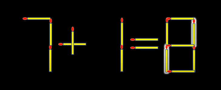 Thử tài IQ: Di chuyển một que diêm để 1+2+2=6 thành phép tính đúng- Ảnh 4.