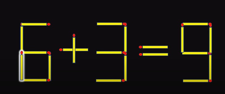 Thử tài IQ: Di chuyển một que diêm để 6-1=7-1 thành phép tính đúng- Ảnh 6.