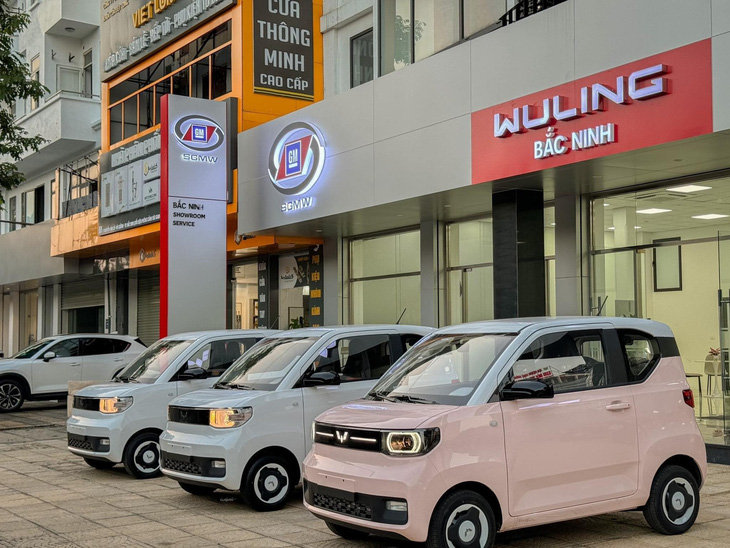 Wuling MiniEV đã là chiếc ô tô con rẻ nhất thị trường Việt Nam hiện tại, nhưng vẫn tiếp tục được ưu đãi tại đại lý - Ảnh: Đại lý Wuling/Facebook