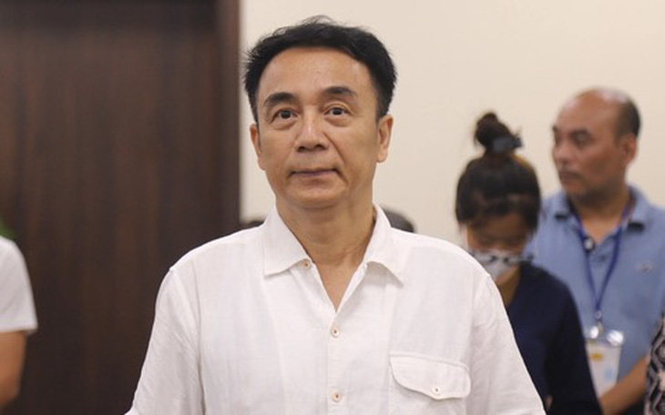 Cựu cục phó Trần Hùng tại phiên tòa sơ thẩm - Ảnh: DANH TRỌNG