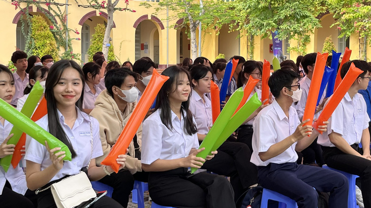 Có hàng trăm học sinh khắp thành phố Cần Thơ tham dự ngày hội - Ảnh: LAN NGỌC