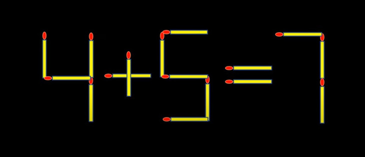 Thử tài IQ: Di chuyển một que diêm để 9+10=1 thành phép tính đúng- Ảnh 5.