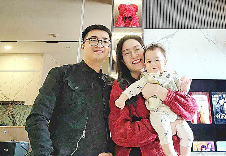 Tổ ấm hạnh phúc gia đình nhỏ của anh Huấn - Ảnh: NVCC