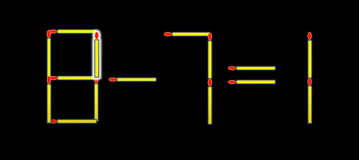 Thử tài IQ: Di chuyển một que diêm để 9-9=8 thành phép tính đúng- Ảnh 5.