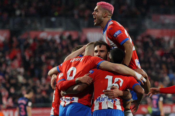 Girona tiếp tục gây bất ngờ tại La Liga - Ảnh: AFP