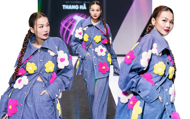 Siêu mẫu Thanh Hằng thần thái trên sàn catwalk