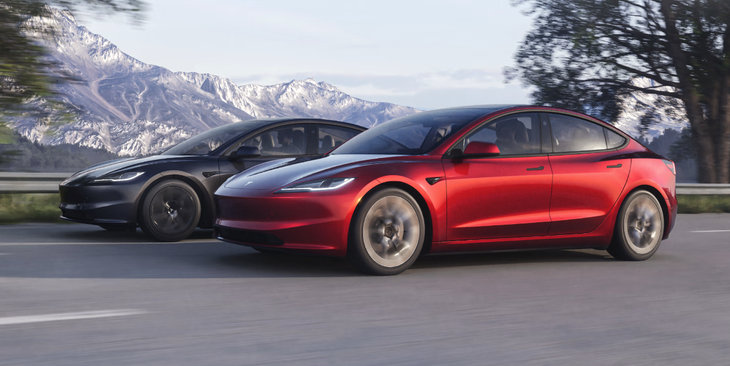 Tesla Model 3, một dòng xe tới từ Mỹ khác, là xe điện duy nhất bám đuổi được Model Y ở vị trí số... 33 - Ảnh: Tesla