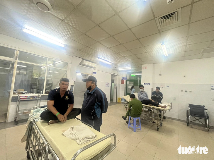 Có 12 ca được cấp cứu tại Bệnh viện Đà Nẵng. Hiện 3 bệnh nhân được xuất viện sau khi kiểm tra - Ảnh: Đ.N.