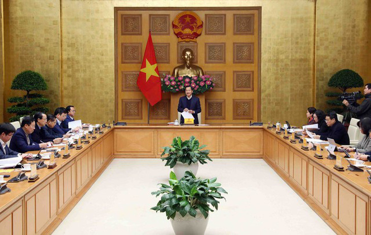 Phó thủ tướng Lê Minh Khái yêu cầu kiểm soát tốt lạm phát - Ảnh: VGP