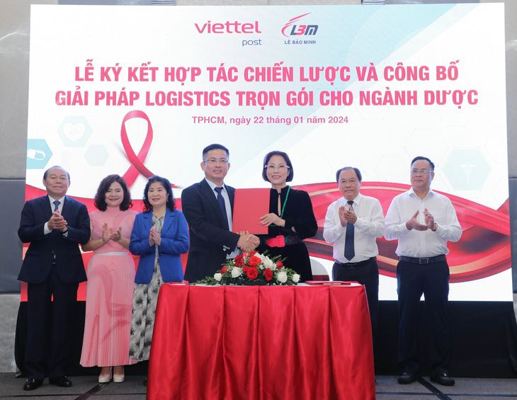 Viettel Post và Công ty Lê Bảo Minh ký kết hợp tác "Giải pháp logistics trọn gói cho ngành dược".
