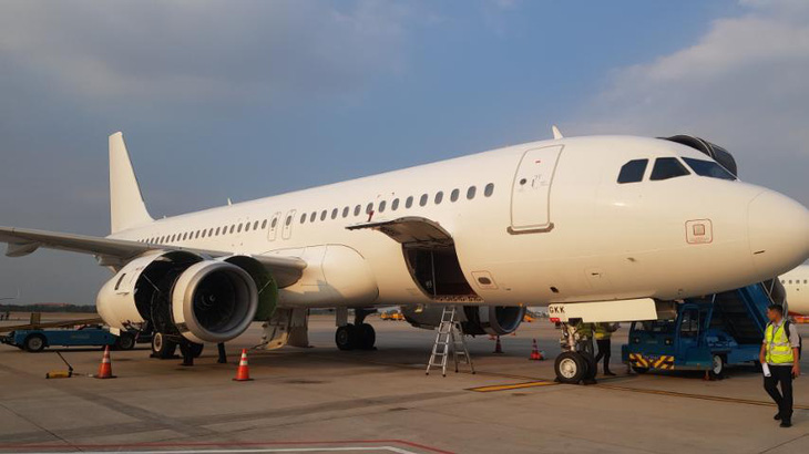 Vietnam Airlines tăng cường 4 máy bay Airbus A320, qua đó giúp hãng bổ sung thêm gần 1.000 chuyến bay dịp này - Ảnh: VNA