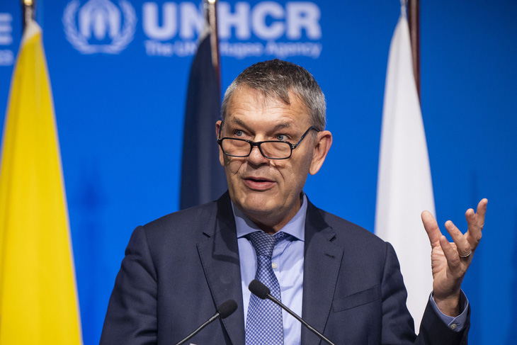 Lãnh đạo Cơ quan Cứu trợ người tị nạn Palestine của Liên Hiệp Quốc (UNRWA) Philippe Lazzarini - Ảnh: AFP