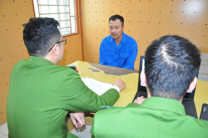 Bùi Văn Lam bị khởi tố sau khi dùng ma túy đưa cho công nhân xây dựng thay cho tiền lương - Ảnh: Công an huyện Nam Sách