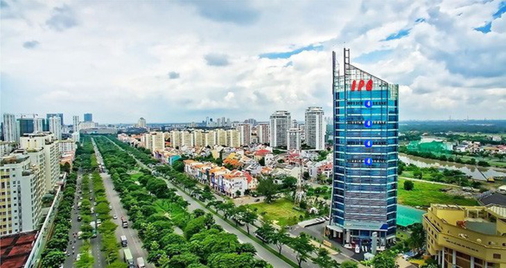 Trụ sở Công ty TNHH MTV phát triển công nghiệp Tân Thuận (IPC) - Ảnh: NX