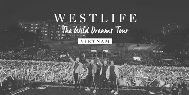 Westlife bất ngờ cập nhật khoảnh khắc lưu diễn đáng nhớ tại Việt Nam - Ảnh chụp màn hình từ clip