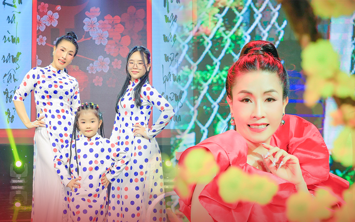 Nghệ sĩ Kiều Oanh tung MV nhạc xuân cùng hai con gái
