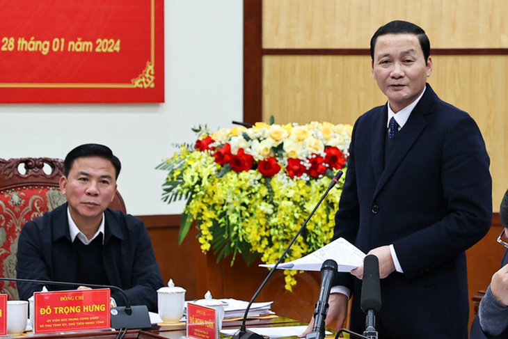 Ông Đỗ Minh Tuấn - chủ tịch UBND tỉnh Thanh Hóa - cho biết đã tổ chức họp để tháo gỡ vướng mắc đất rừng - Ảnh: N.KH.