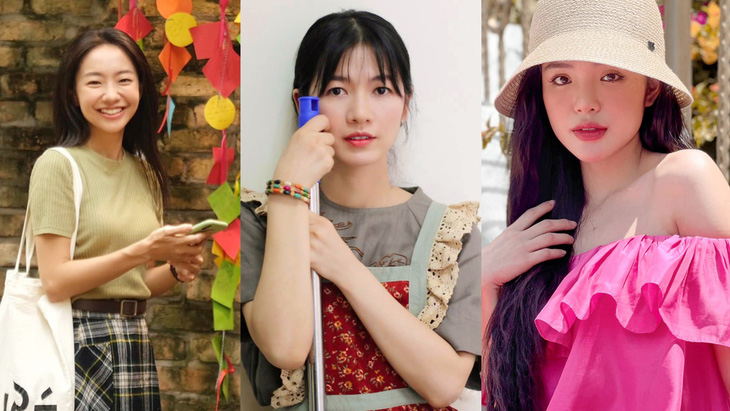 Ba nữ diễn viên từ trái qua: Hoàng Hà, Oanh Kiều và Yeye Nhật Hạ 