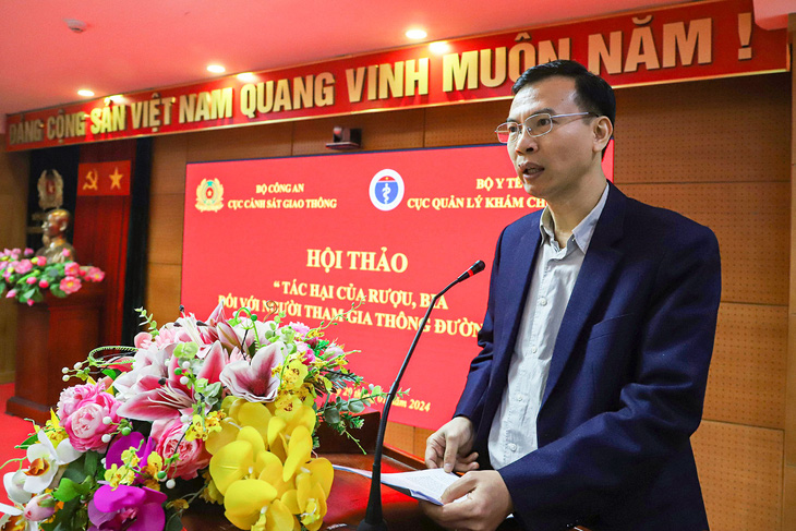 Ông Trần Hữu Minh, chánh văn phòng Ủy ban An toàn giao thông quốc gia - Ảnh: HỒNG QUANG