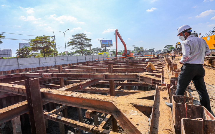 Công trình hầm chui Nguyễn Văn Linh hẹn về đích cuối năm 2024