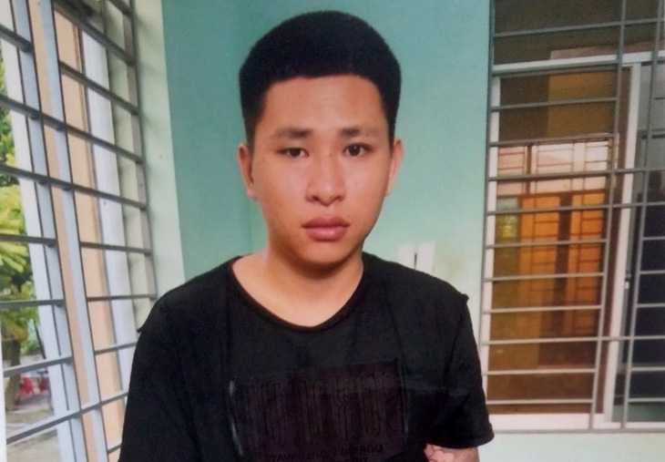 Lê Nhựt Minh, 1 trong 5 thanh niên giải quyết mâu thuẫn bằng súng đã bị bắt - Ảnh: Công an cung cấp