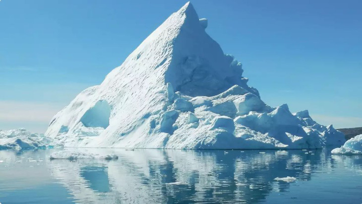 Tảng băng trôi A23a lớn nhất thế giới đang hướng vào đất liền - Ảnh: COURTESY