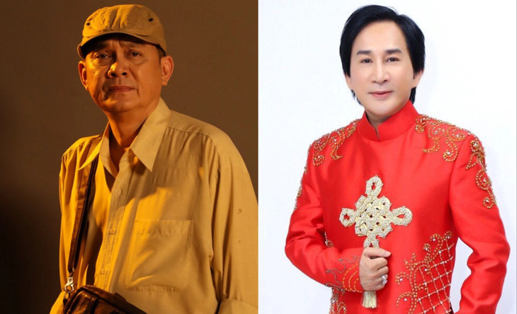Nghệ sĩ Hữu Châu (trái) và Kim Tử Long tham gia phim Tết - Ảnh: NVCC