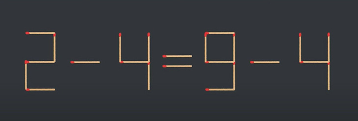 Thử tài IQ: Di chuyển một que diêm để 6+9=4 thành phép tính đúng- Ảnh 5.