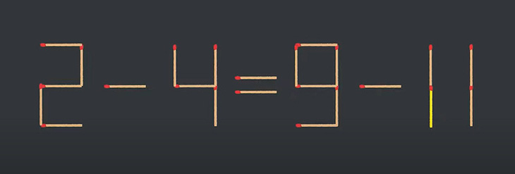 Thử tài IQ: Di chuyển một que diêm để 6+9=4 thành phép tính đúng- Ảnh 6.