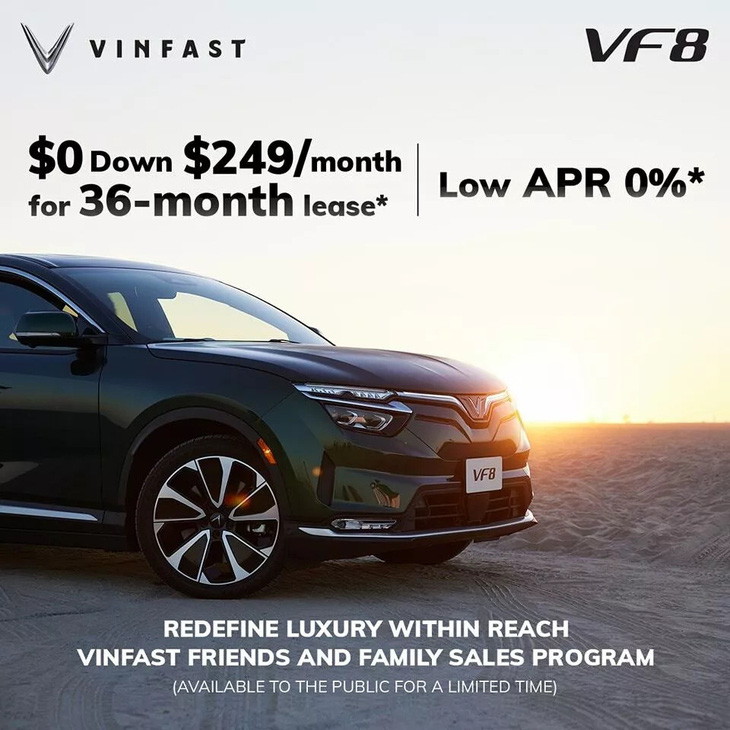 VinFast VF 8 trở thành xe mới có giá thuê rẻ nhất nước Mỹ, VF 9 cập bến đại lý- Ảnh 2.