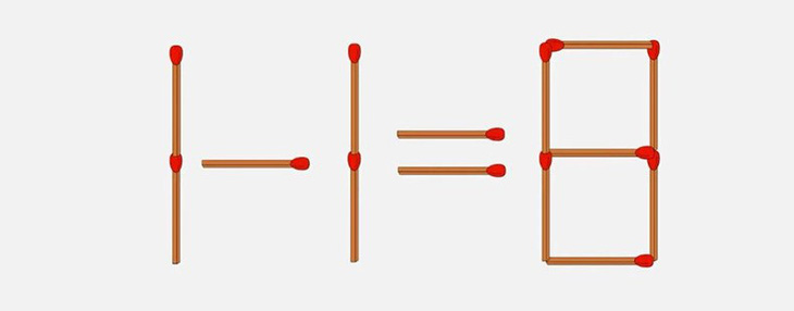 Thử tài IQ: Di chuyển một que diêm để 7+1=0 thành phép tính đúng- Ảnh 3.