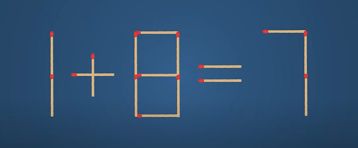 Thử tài IQ: Di chuyển một que diêm để 7+7=4+3 thành phép tính đúng- Ảnh 3.