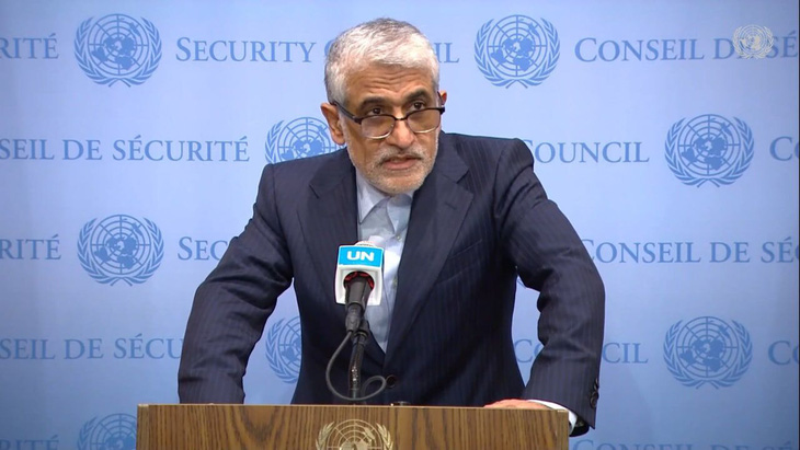 Đại sứ Iran tại Liên Hiệp Quốc Amir Saeid Iravani - Ảnh: IRNA
