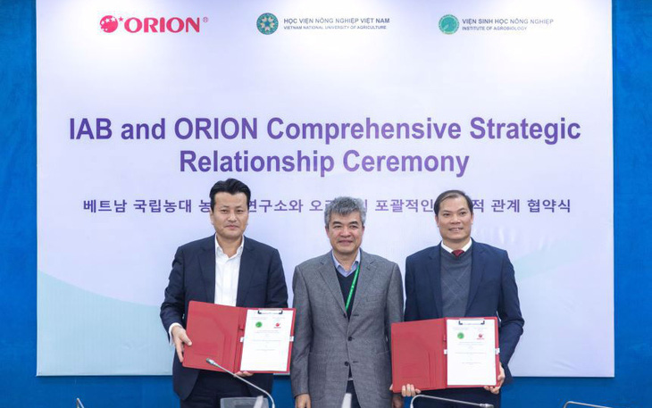 Orion và Viện sinh học Nông nghiệp ký kết hợp tác chiến lược