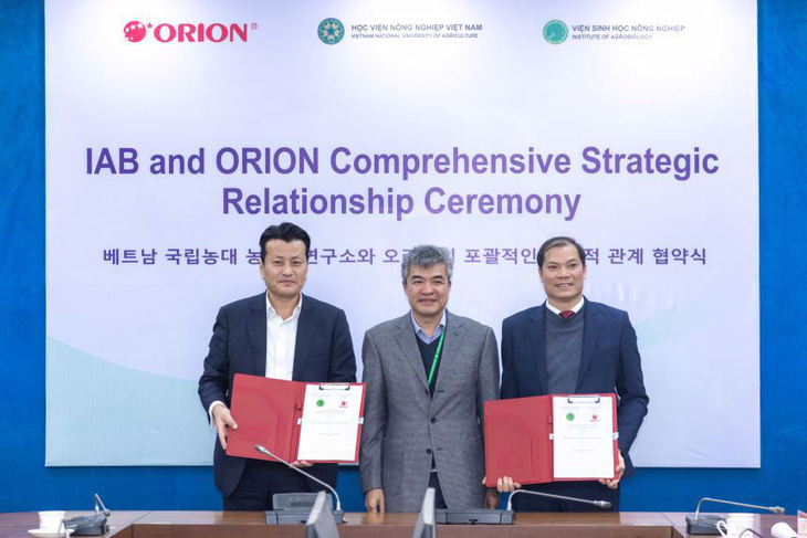 Orion và Viện sinh học Nông nghiệp ký kết hợp tác chiến lược- Ảnh 1.