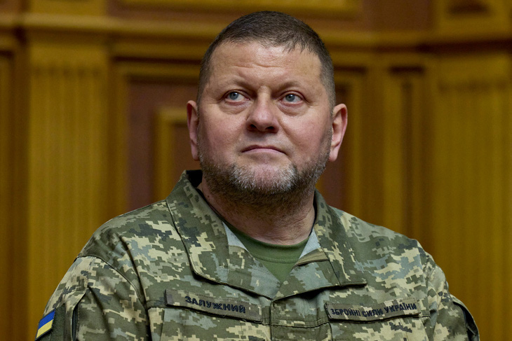 Tổng tư lệnh các lực lượng vũ trang Ukraine, tướng Valery Zaluzhny - Ảnh: AFP