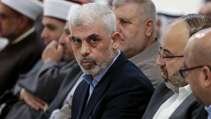 Ông Yahya Sinwar, thủ lĩnh tổ chức Hồi giáo người Palestine Hamas - Ảnh: AFP